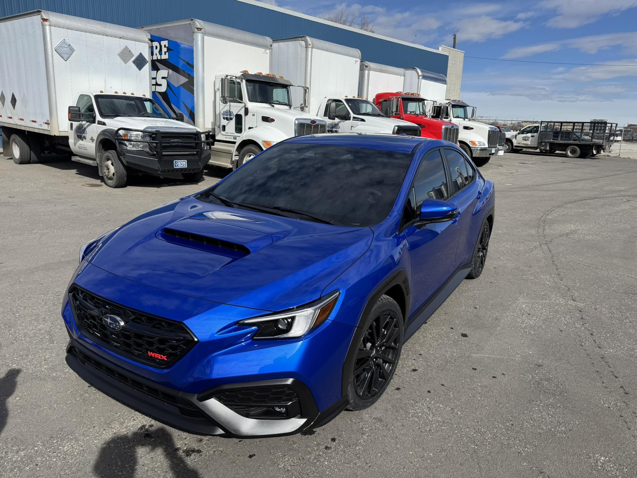 Freshly tinted vehicle by SFR Tint & PDR